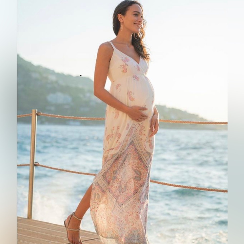 Beautiful maxi maternity dress from Seraphine